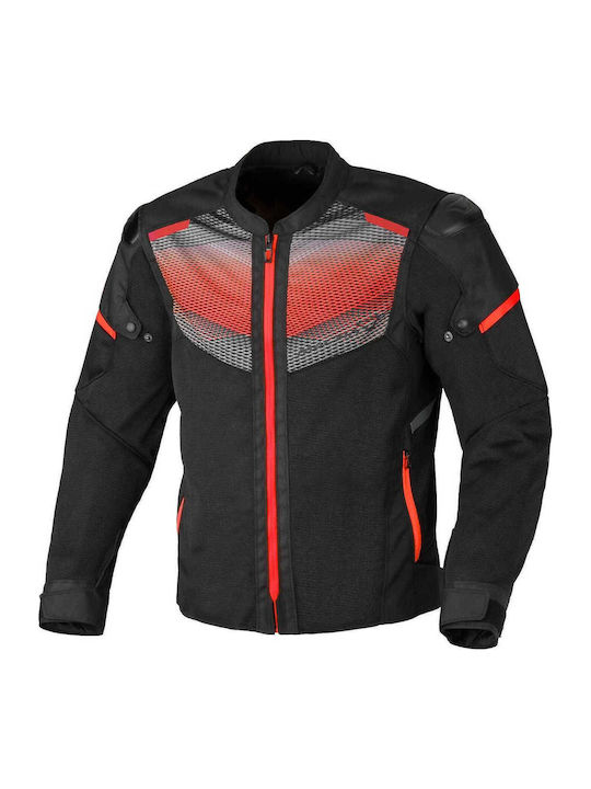Macna Orcano 2.0 Summer Men's Motorcycle Jacket Black/Red