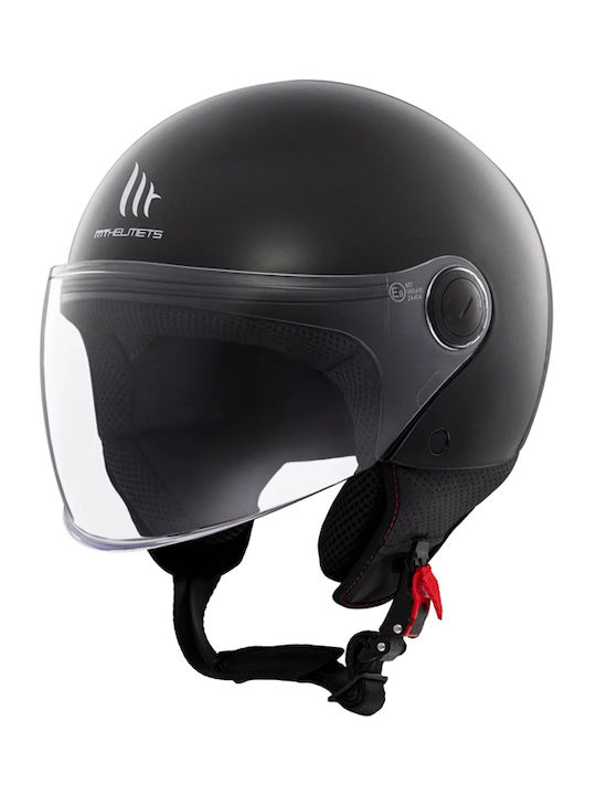 MT Street S Black Gloss A1 Motorcycle Helmet Je...
