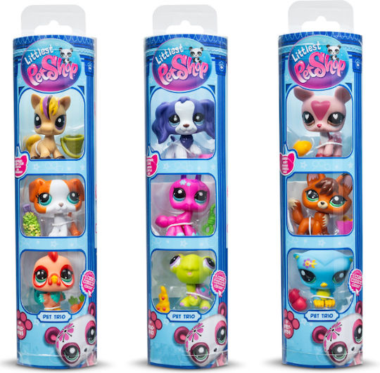 Pet Trio In Tube S3 Littlest Pet Shop For 4+ Years 5cm (Miscellaneous Designs)