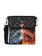 Fire & Ice Shark Damentasche Schultertasche Schwarz