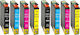 2 Full set 8tem COMPATIBLE NEW INK EPSON T18XL T1811 T1812 T1813 T1814 14ml XP102, XP202, XP205, XP30, XP302, XP305, XP33, XP402, XP405 Compatible Inkjet Printer Ink Package Epson 14ml Multiple (Color) 8pcs