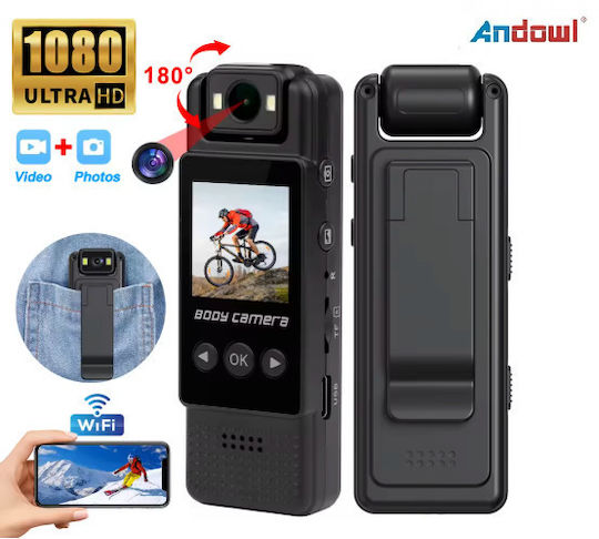 Andowl Κρυφή Κάμερα WiFi 1080p με Υποδοχή για Κάρτα Μνήμης