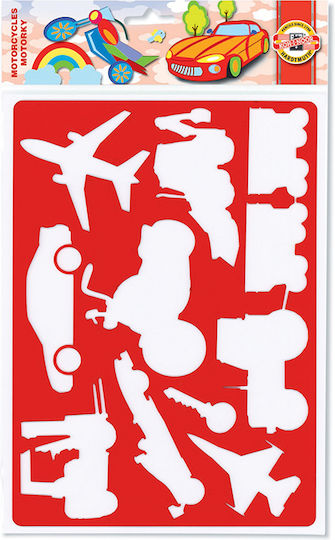 Motorcycles Stencils Koh-i-noor Vehicles