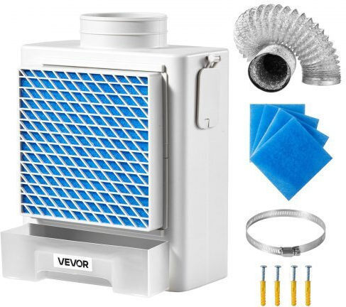 Vevor 3 In 1 Indoor Dryer Vent Kit Water Drawer Fits 99 Mm Exhaust Port