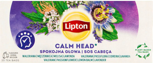 Lipton Билков Чай Calm Mind 20 Чайни Пакетчета