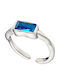 Graloro Damen Ring mit Zirkonia aus Stahl