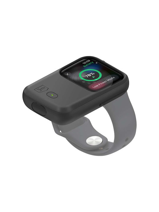3mk Husă cu Baterie Inducție Apple Watch 49mm Silicon Durată de Viață a Bateriei 15h Negru 3mk Husă cu Baterie Inducție Apple Watch 49mm Silicon Durată de Viață a Bateriei 15h Negru