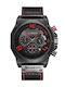 Curren Ceas Barbati 47mm De Buzunar Cronograf Cu Baterie Negru