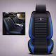 Waterproof Car Seat Covers Set 11 Pieces Leatherette Black 000.230.16029