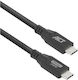 Act Ac7420 Кабел USB-C M към USB-C M 0.5m 240W Черен