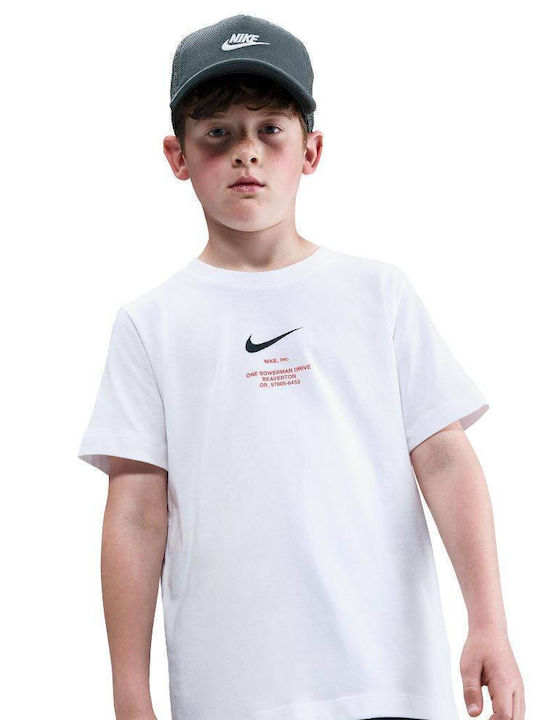 Детска тениска White / Black SPORTSWEAR