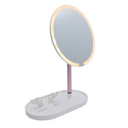 Oglindă De Birou Cu Lumină Și Ventilator Oglindă De Birou Cu Lumină Și Ventilator