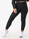 Instruire Colanti de femei Cropped Colanti Lucios Black
