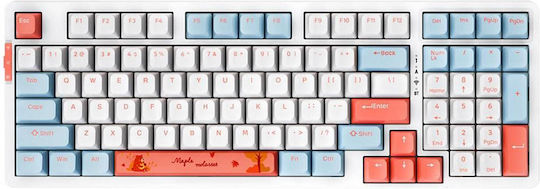 VGN V98 Pro V2 Wireless Gaming Mechanical Keyboard 98% with RGB lighting (English US) Autumn - Maple Sugar Limited Edition