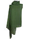 Solid Women's Scarf 25vm Olive Green 180 X 95 Cm