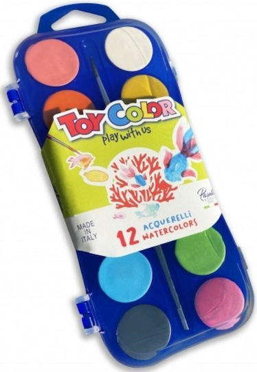 Toy Color Σετ Νερομπογιές Πολύχρωμες 14τμχ