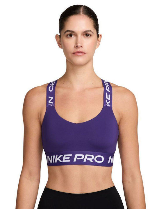 Nike Dri-Fit Women's Sports Bra Purple / White