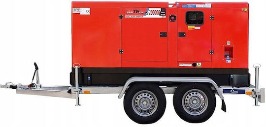 Kraftwele Leise Generators Erdöl mit Rädern und maximaler Leistung 200kVA