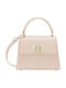Leather Women's Bag Shoulder Nude