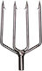 Four Prongs Tixi Inox 5mm Code 14656