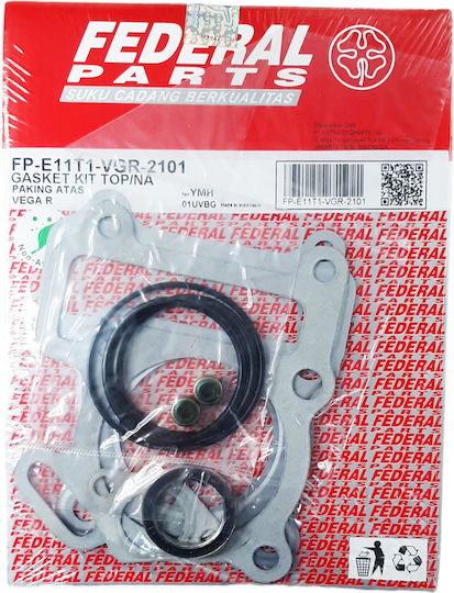 Gaskets Part A 49mm Yamaha Crypton 105 Old Federal