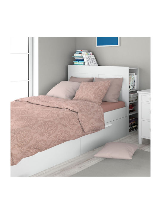 Dimcol Set Cearșafuri 240x270cm. Artemis 703 Dusty Rose 4buc