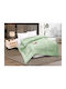 Silk Fashion Duvet Cover Queen 220x240cm Solid Light Green 280 GSMGsm