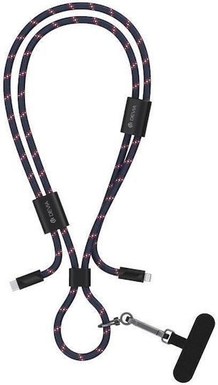 Devia USB-C to Lightning Cable 27W Μπλε 1.6m
