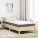 vidaXL Ανώστρωμα Μονό Polyester 90x190x6εκ.