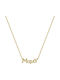 Graloro Mum from Gold Plated Silver with Zircon