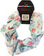 Elastic de Păr Handmade Scrunchies Verde Fistic Fluturi