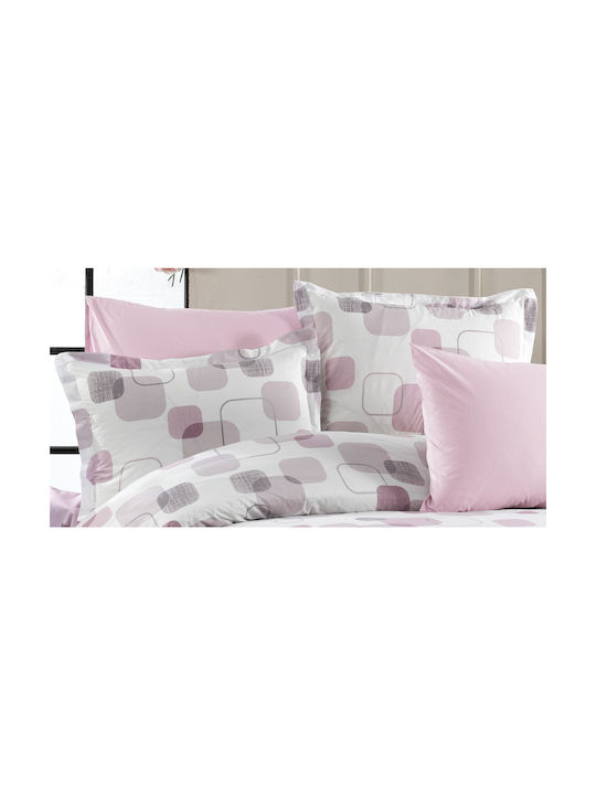 Dimcol Melina Pillowcase with Envelope Cover Wh...