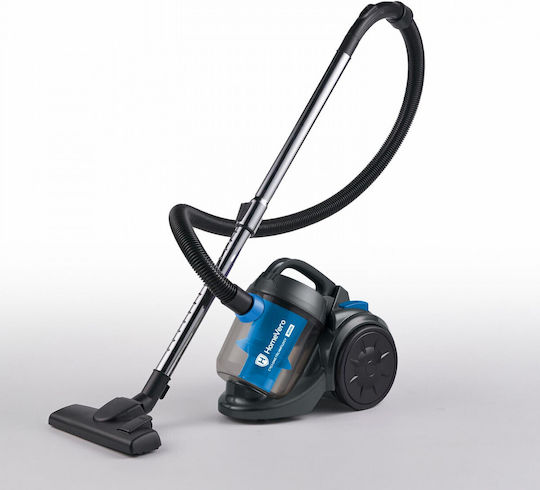 HomeVero HV-VC800 Ηλεκτρική Σκούπα 800W με Κάδο 2lt Μπλε