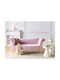 Stool For Living Room With Storage Space Metallic Berwyn 1101 Purple