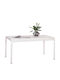 Masa Catering pentru spații exterioare Aluminiu Pliabil Rachel Alb 150x80x75buc