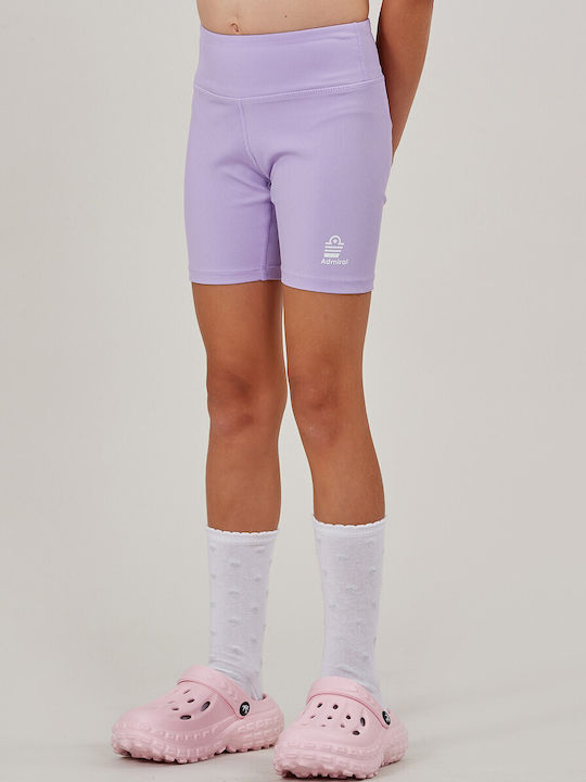 Kids Legging Cycling Short Purple