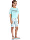 Kids Legging Sports / Cycling Short Light Blue