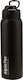 Alpin Flasche Thermosflasche Kunststoff / Rostfreier Stahl 1lt Black