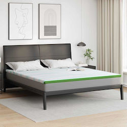 vidaXL Matratzentopper King Size Schaumstoff 20...