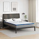 vidaXL Topper Dublu Spumă 140x190x6buc