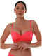 Strapless Bikini with Adjustable Straps Fuchsia