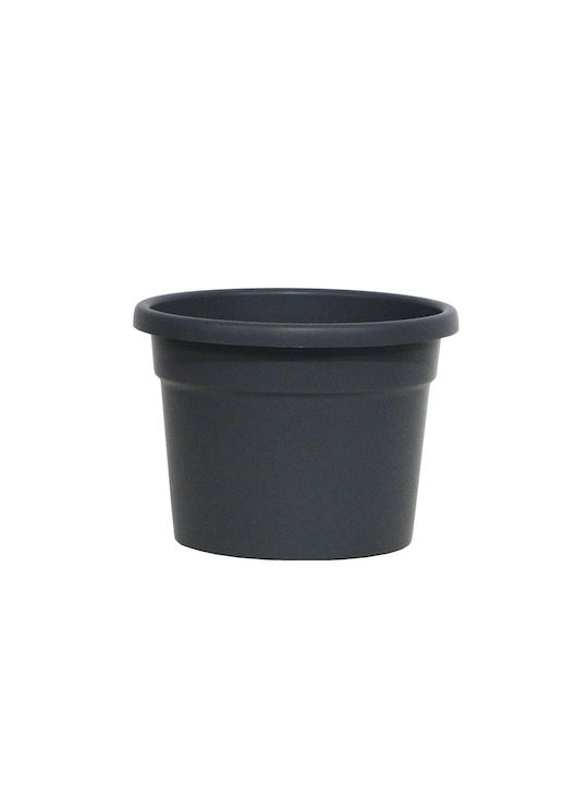 Γλαστρα Cylindro 2 7lt-d20x15h Cm-τιτανιο