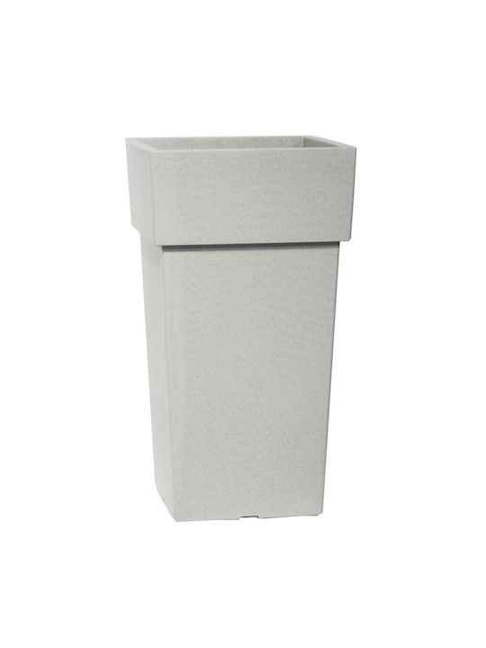 Γλαστρα Tetp Linea Mosaic 46lt-33x33x60cm-πετρα