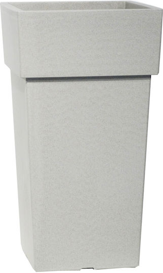 Flower Pot Tetp Linea Mosaic 46L-33x33x60cm-stone