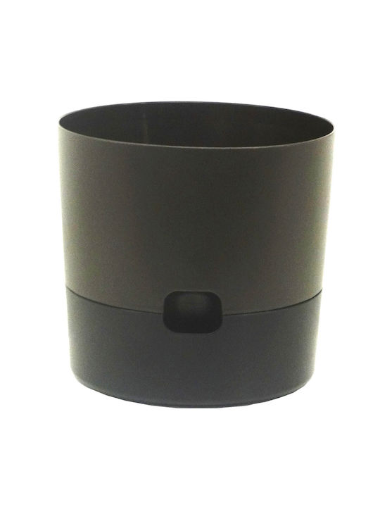 Flower Pot Vita 4L d20x18h cm Dark Gray