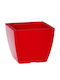 Plant Pots Tetp Linea 12lt 27x27x22h Cm Burgundy