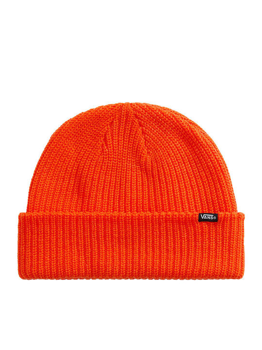 Core Basic Beanie Ανδρικός Σκούφος Πλεκτός σε Πορτοκαλί χρώμα