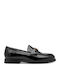 Patent Leather Women's Loafers in Black Color