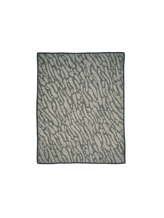 Mamas & Papas Blanket Nursery Swaddling Blankets Knitted Gray 70x90cm