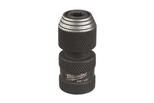 Milwaukee Adapter with Socket 3/8'' / 1/4'' and Output 3/8'' / 1/4''